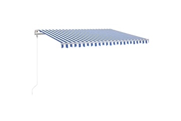 Sisäänkelattava markiisi LED/tuulisensori 400x350cm sini - Puutarhakalusteet - Aurinkosuoja - Markiisi
 - Terassimarkiisi