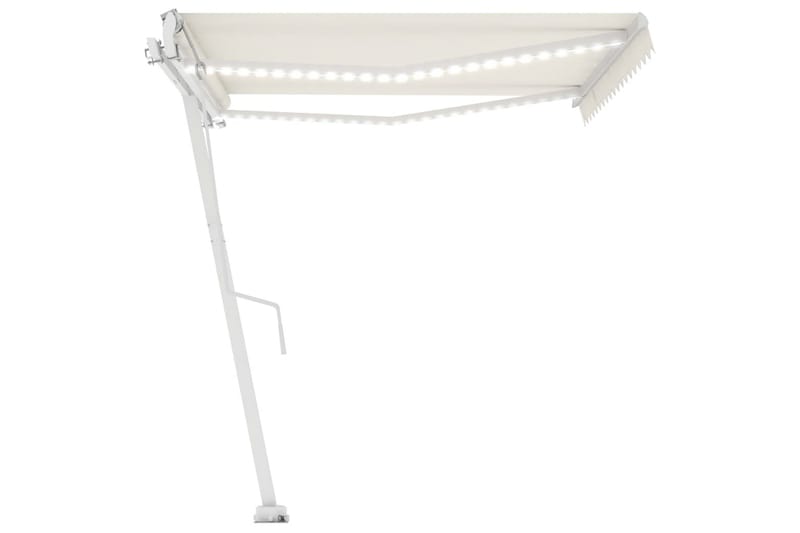 Sisäänkelattava markiisi LED/tuulisensori 450x350 cm kerma - Kerma - Puutarhakalusteet - Aurinkosuoja - Markiisi
 - Terassimarkiisi