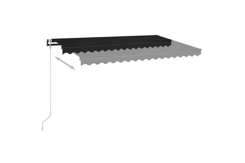 Sisäänkelattava markiisi LED/tuulisensori 450x350cm - Puutarhakalusteet - Aurinkosuoja - Markiisi
 - Terassimarkiisi