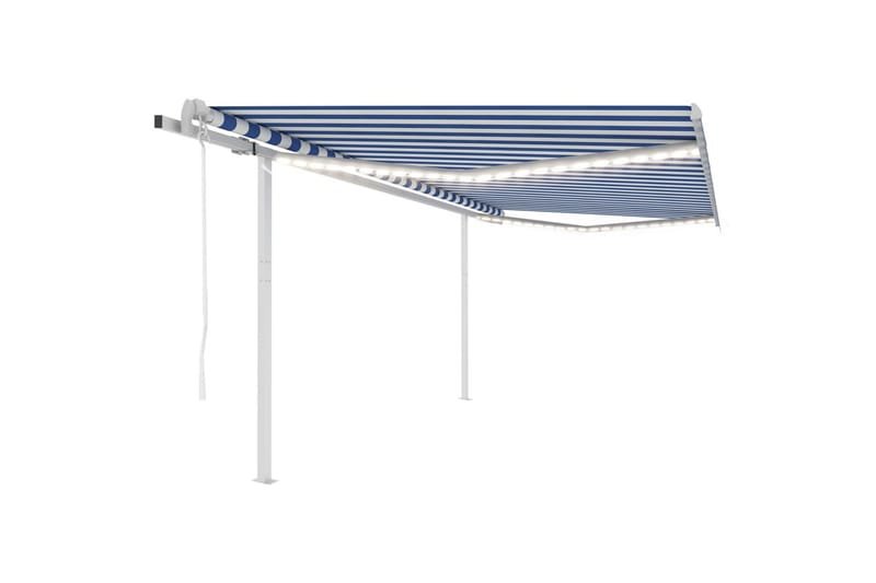 Sisäänkelattava markiisi LED/tuulisensori 4x3,5 m - Puutarhakalusteet - Aurinkosuoja - Markiisi
 - Terassimarkiisi