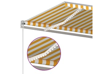 Sisäänkelattava markiisi LED/tuulisensori 4x3 m - Puutarhakalusteet - Aurinkosuoja - Markiisi
 - Terassimarkiisi