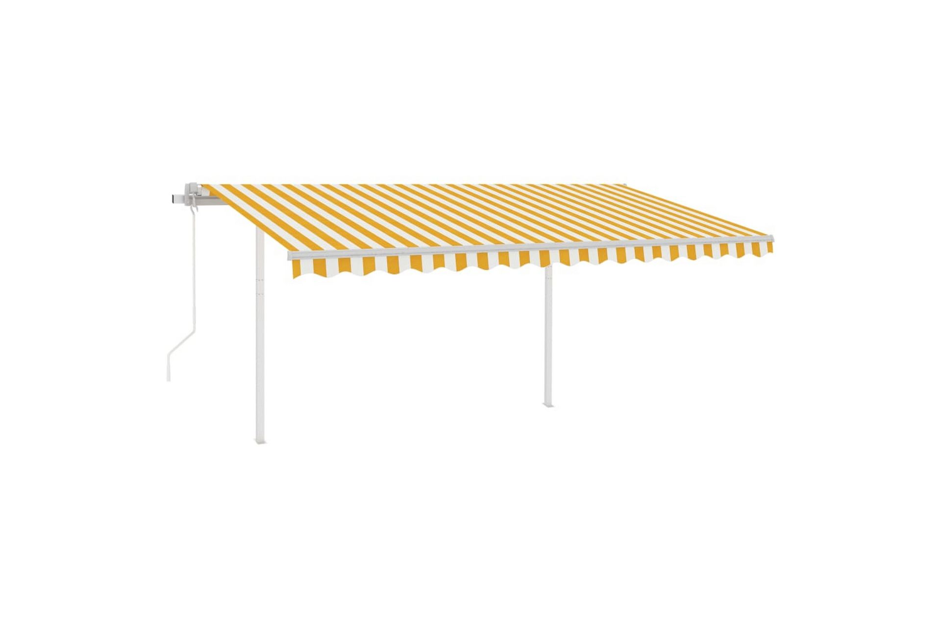 Sisäänkelattava markiisi LED/tuulisensori 4x3 m - Puutarhakalusteet - Aurinkosuoja - Markiisi
 - Terassimarkiisi