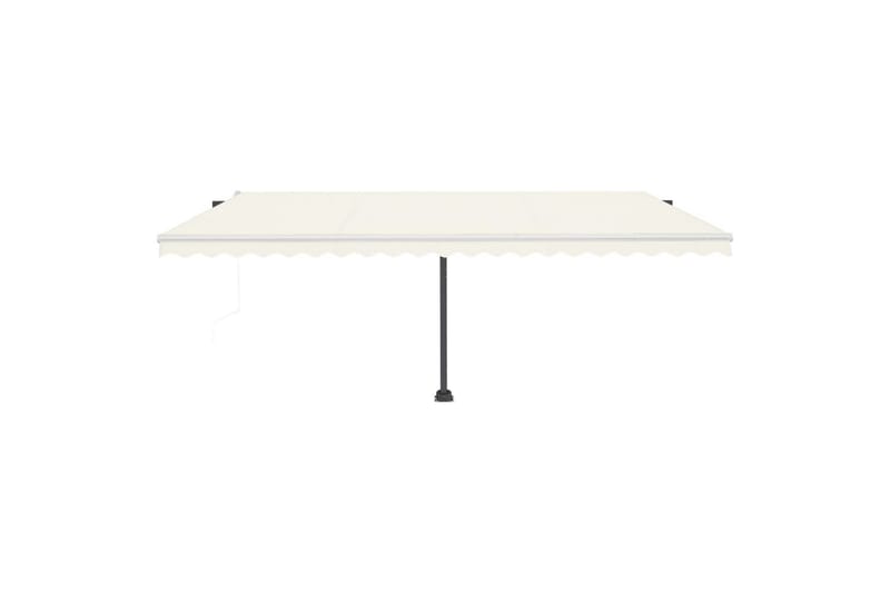 Sisäänkelattava markiisi LED/tuulisensori 500x300 cm kerma - Kerma - Puutarhakalusteet - Aurinkosuoja - Markiisi
 - Terassimarkiisi
