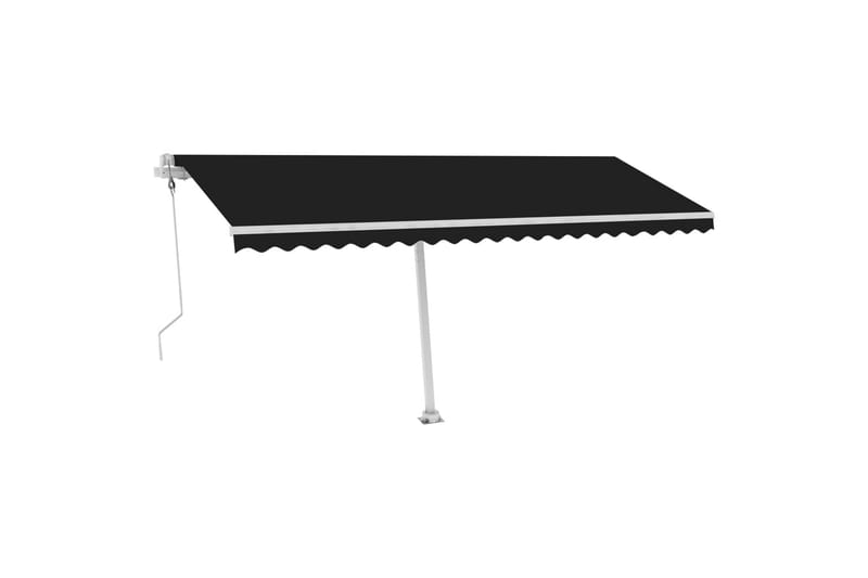 Sisäänkelattava markiisi LED/tuulisensori 500x300cm - Antrasiitti - Puutarhakalusteet - Aurinkosuoja - Markiisi
 - Terassimarkiisi