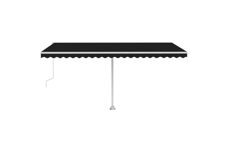 Sisäänkelattava markiisi LED/tuulisensori 500x300cm - Antrasiitti - Puutarhakalusteet - Aurinkosuoja - Markiisi
 - Terassimarkiisi