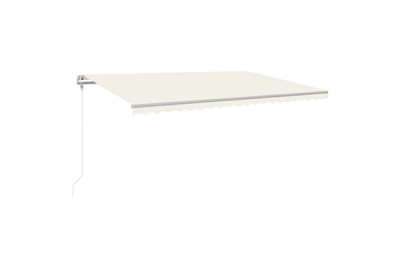 Sisäänkelattava markiisi LED/tuulisensori 500x300cm kerma - Puutarhakalusteet - Aurinkosuoja - Markiisi
 - Terassimarkiisi