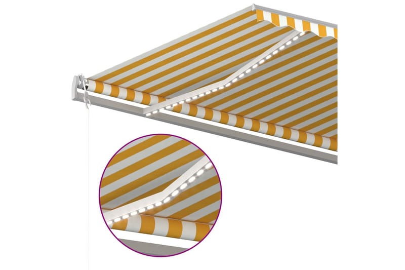 Sisäänkelattava markiisi LED/tuulisensori 500x300cm - Puutarhakalusteet - Aurinkosuoja - Markiisi
 - Terassimarkiisi