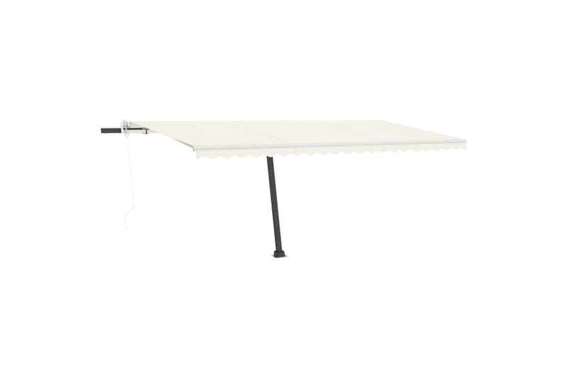 Sisäänkelattava markiisi LED/tuulisensori 500x350 cm kerma - Kerma - Puutarhakalusteet - Aurinkosuoja - Markiisi
 - Terassimarkiisi