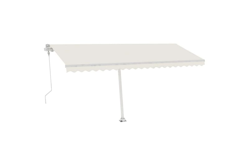 Sisäänkelattava markiisi LED/tuulisensori 500x350cm kerma - Kerma - Puutarhakalusteet - Aurinkosuoja - Markiisi
 - Terassimarkiisi