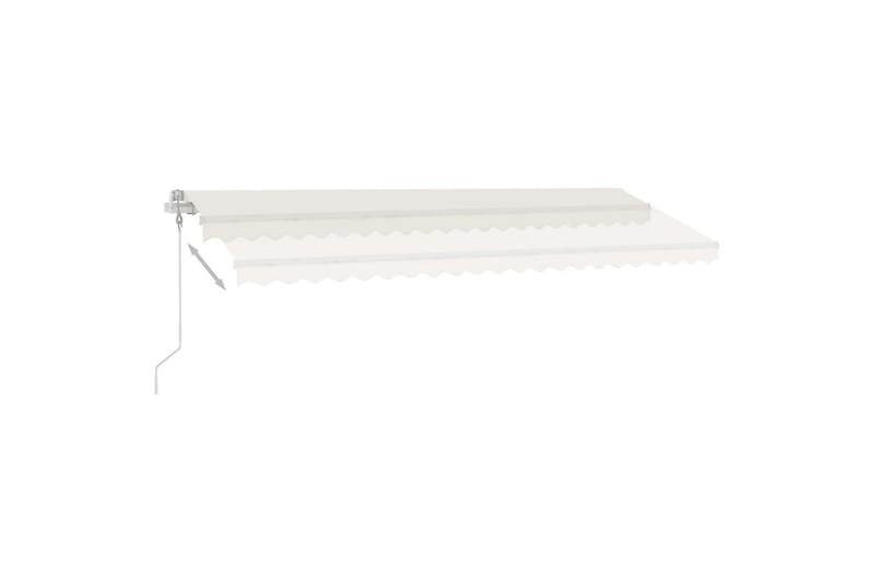 Sisäänkelattava markiisi LED/tuulisensori 500x350cm kerma - Kerma - Puutarhakalusteet - Aurinkosuoja - Markiisi
 - Terassimarkiisi