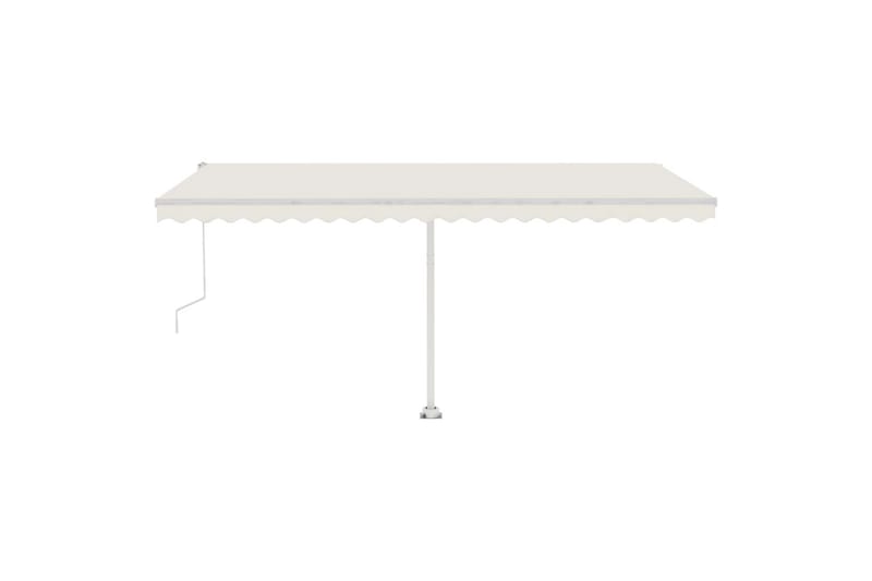 Sisäänkelattava markiisi LED/tuulisensori 500x350cm kerma - Kerma - Puutarhakalusteet - Aurinkosuoja - Markiisi
 - Terassimarkiisi