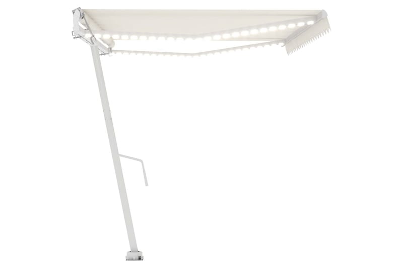 Sisäänkelattava markiisi LED/tuulisensori 500x350cm kerma - Kerma - Puutarhakalusteet - Aurinkosuoja - Markiisi
 - Terassimarkiisi
