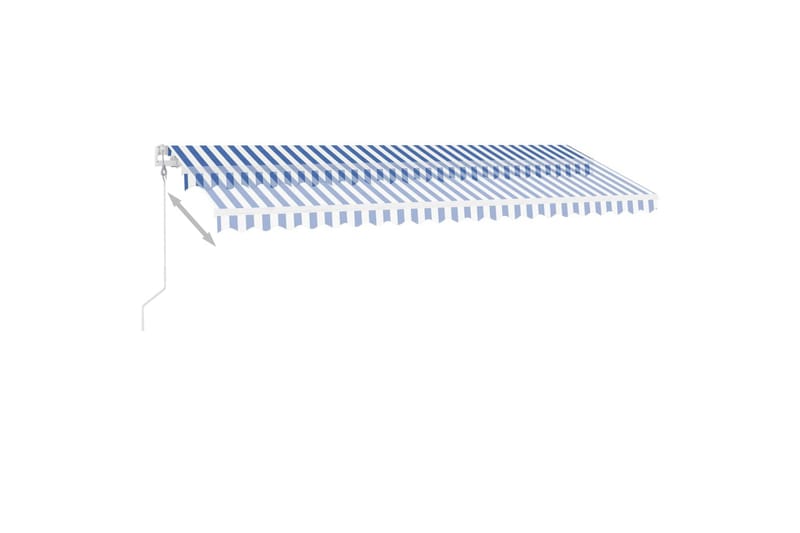 Sisäänkelattava markiisi LED/tuulisensori 500x350cm - Puutarhakalusteet - Aurinkosuoja - Markiisi
 - Terassimarkiisi