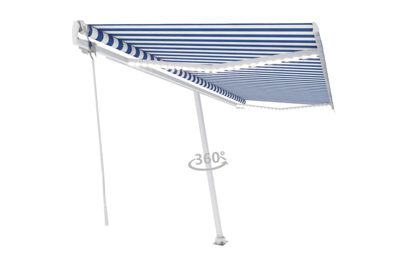 Sisäänkelattava markiisi LED/tuulisensori 500x350cm - Puutarhakalusteet - Aurinkosuoja - Markiisi
 - Terassimarkiisi