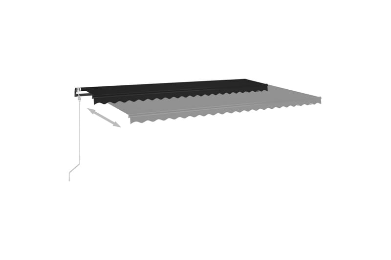 Sisäänkelattava markiisi LED/tuulisensori 500x350cm - Puutarhakalusteet - Aurinkosuoja - Markiisi
 - Terassimarkiisi