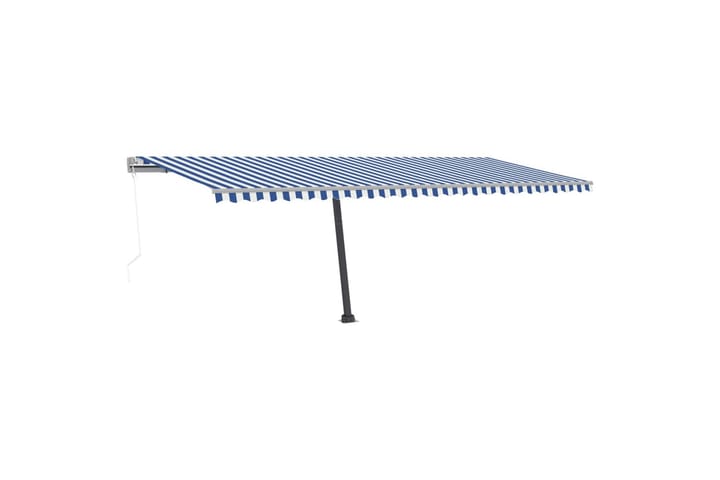 Sisäänkelattava markiisi LED/tuulisensori 600x300 cm - Sininen - Terassimarkiisi - Markiisi
 - Parvekemarkiisi - Ikkunatarvikkeet