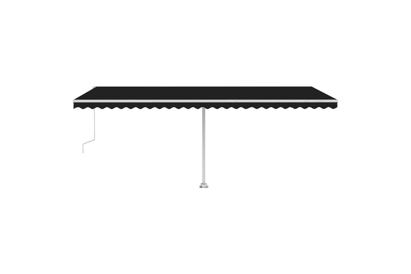 Sisäänkelattava markiisi LED/tuulisensori 600x300cm - Antrasiitti - Puutarhakalusteet - Aurinkosuoja - Markiisi
 - Terassimarkiisi