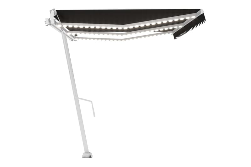 Sisäänkelattava markiisi LED/tuulisensori 600x300cm - Antrasiitti - Puutarhakalusteet - Aurinkosuoja - Markiisi
 - Terassimarkiisi