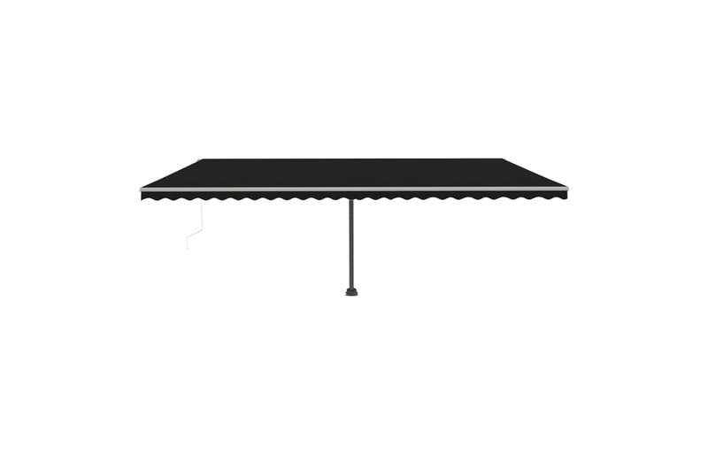 Sisäänkelattava markiisi LED/tuulisensori 600x300cm - Antrasiitti - Puutarhakalusteet - Aurinkosuoja - Markiisi
 - Terassimarkiisi
