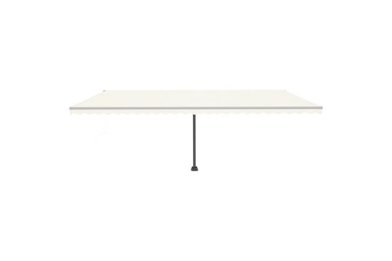 Sisäänkelattava markiisi LED/tuulisensori 600x300cm kerma - Kerma - Puutarhakalusteet - Aurinkosuoja - Markiisi
 - Terassimarkiisi