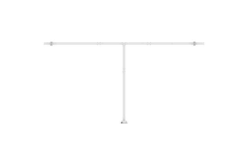 Sisäänkelattava markiisi LED/tuulisensori 600x350 cm - Sininen - Puutarhakalusteet - Aurinkosuoja - Markiisi
 - Terassimarkiisi