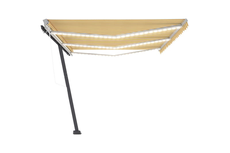 Sisäänkelattava markiisi LED/tuulisensori 600x350 cm - Puutarhakalusteet - Aurinkosuoja - Markiisi
 - Terassimarkiisi
