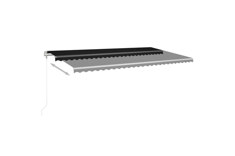 Sisäänkelattava markiisi LED/tuulisensori 600x350cm - Puutarhakalusteet - Aurinkosuoja - Markiisi
 - Terassimarkiisi