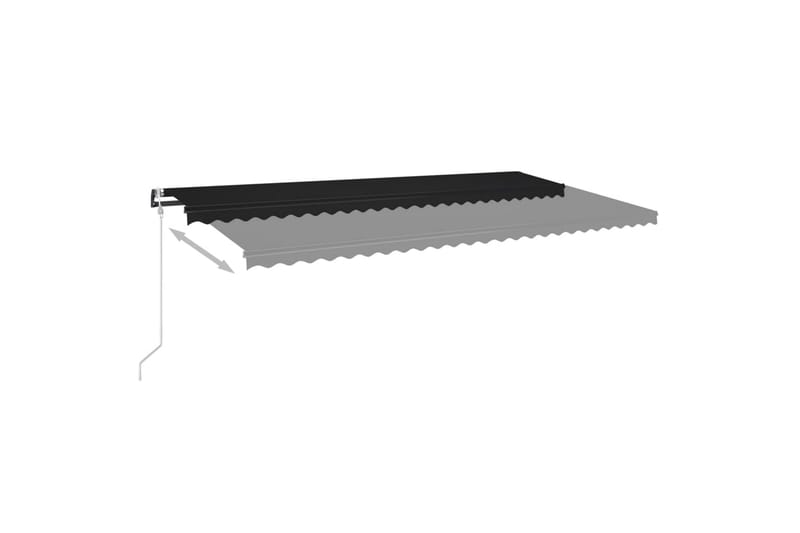 Sisäänkelattava markiisi LED/tuulisensori 600x350cm - Puutarhakalusteet - Aurinkosuoja - Markiisi
 - Terassimarkiisi