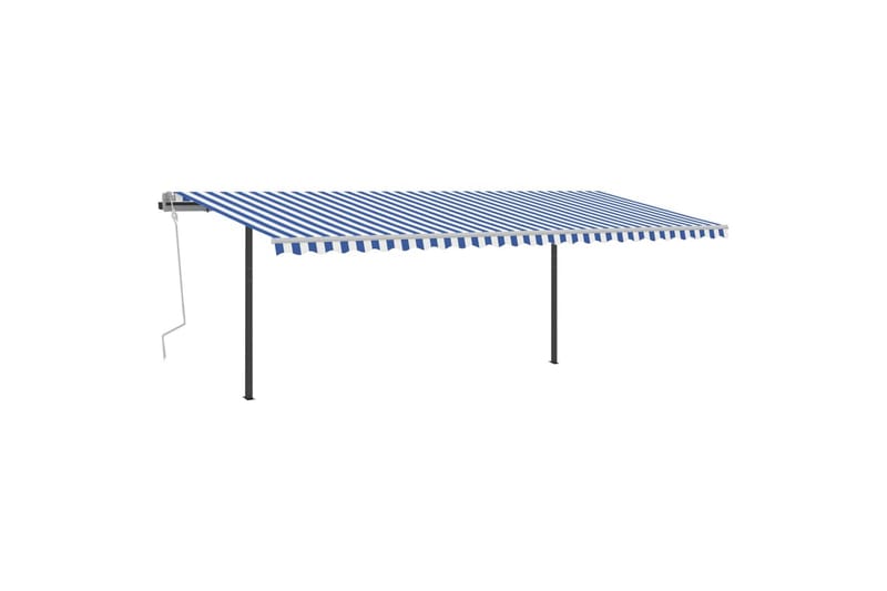 Sisäänkelattava markiisi LED/tuulisensori 6x3,5 m - Puutarhakalusteet - Aurinkosuoja - Markiisi
 - Terassimarkiisi