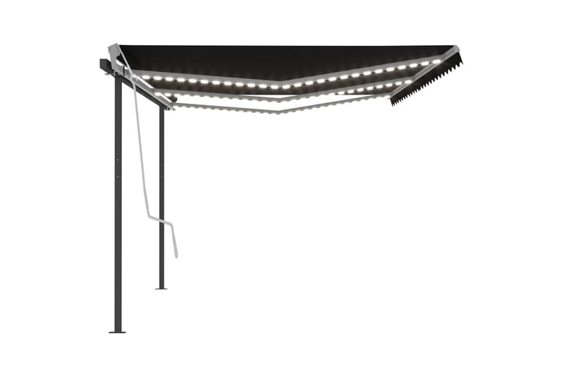 Sisäänkelattava markiisi LED/tuulisensori 6x3,5 m - Puutarhakalusteet - Aurinkosuoja - Markiisi
 - Terassimarkiisi