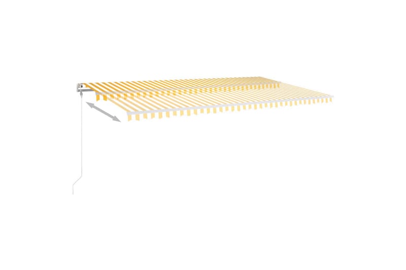 Sisäänkelattava markiisi LED/tuulisensori 6x3,5m - Puutarhakalusteet - Aurinkosuoja - Markiisi
 - Terassimarkiisi
