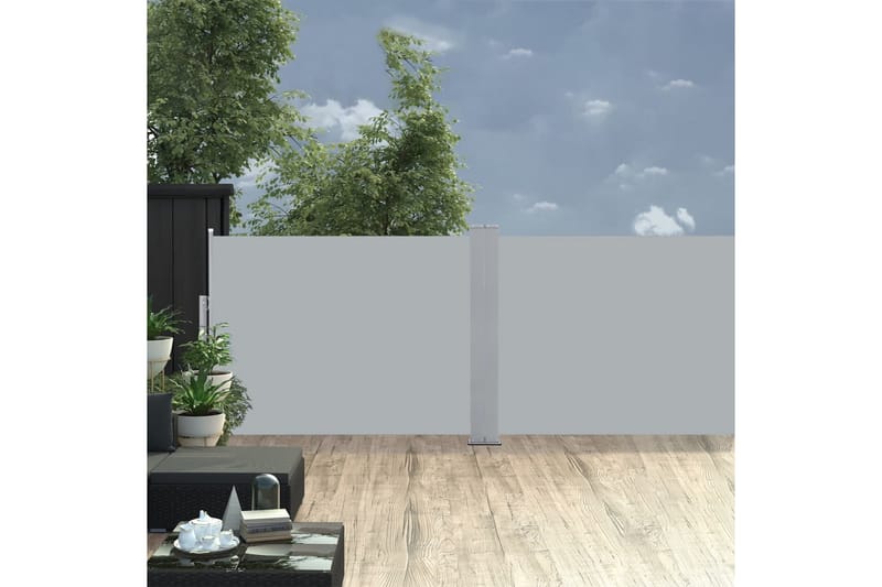 Sisäänvedettävä sivumarkiisi 100x1000 cm antrasiitti - Antrasiitti - Puutarhakalusteet - Aurinkosuoja - Markiisi
 - Parvekemarkiisi