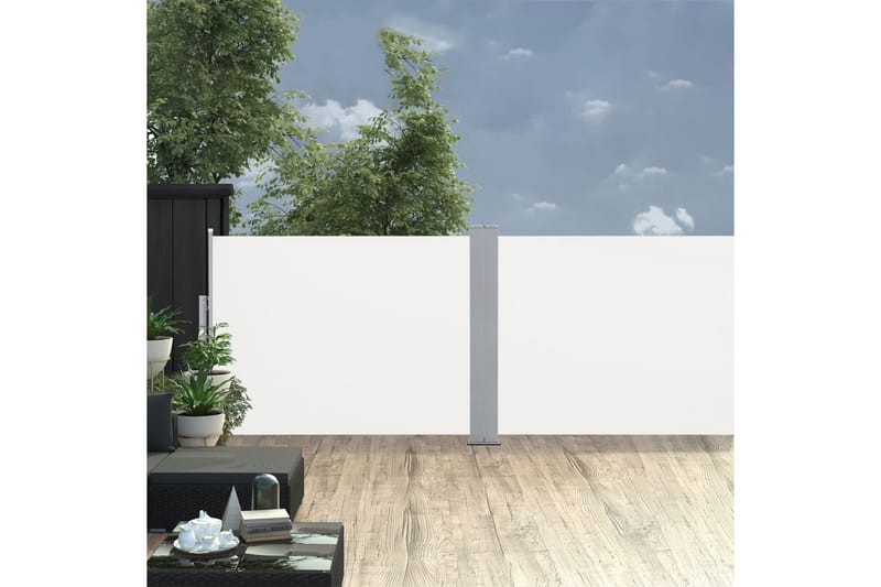 Sisäänvedettävä sivumarkiisi 100x1000 cm kerma - Kerma - Puutarhakalusteet - Aurinkosuoja - Markiisi
 - Parvekemarkiisi