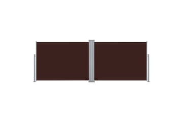 Sisäänvedettävä sivumarkiisi 100x1000 cm ruskea - Ruskea - Puutarhakalusteet - Aurinkosuoja - Markiisi
 - Parvekemarkiisi