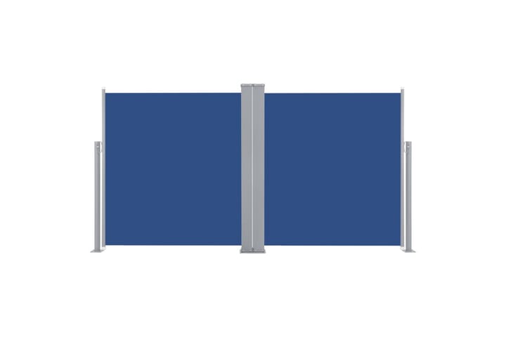 Sisäänvedettävä sivumarkiisi 100x600 cm sininen - Sininen - Parvekemarkiisi - Markiisi
 - Sivumarkiisi - Ikkunatarvikkeet