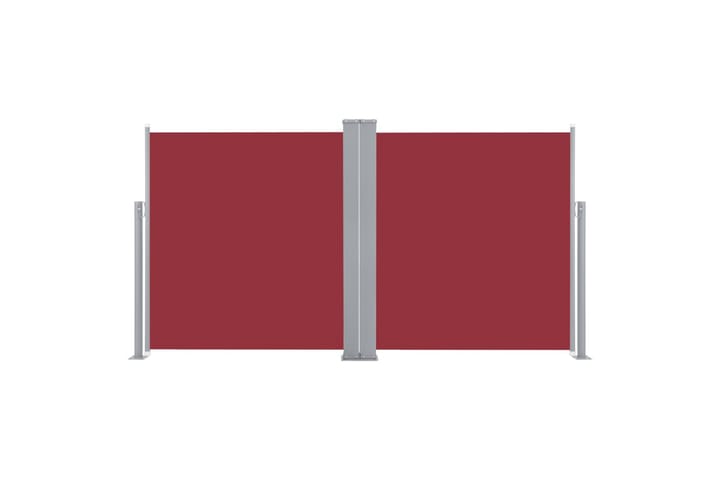 Sisäänvedettävä sivumarkiisi 100x600 cm punainen - Punainen - Parvekemarkiisi - Markiisi
 - Sivumarkiisi - Ikkunatarvikkeet