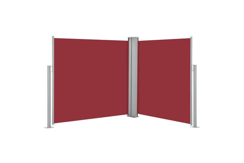 Sisäänvedettävä sivumarkiisi 100x600 cm punainen - Punainen - Puutarhakalusteet - Aurinkosuoja - Markiisi
 - Parvekemarkiisi