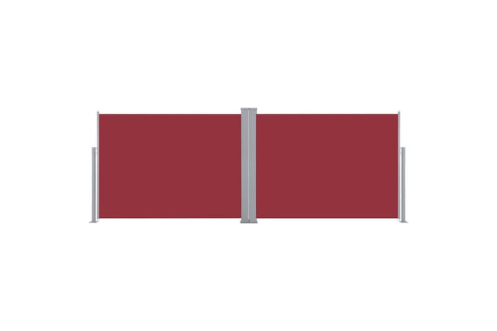 Sisäänvedettävä sivumarkiisi 120x1000 cm punainen - Punainen - Parvekemarkiisi - Markiisi
 - Sivumarkiisi - Ikkunatarvikkeet