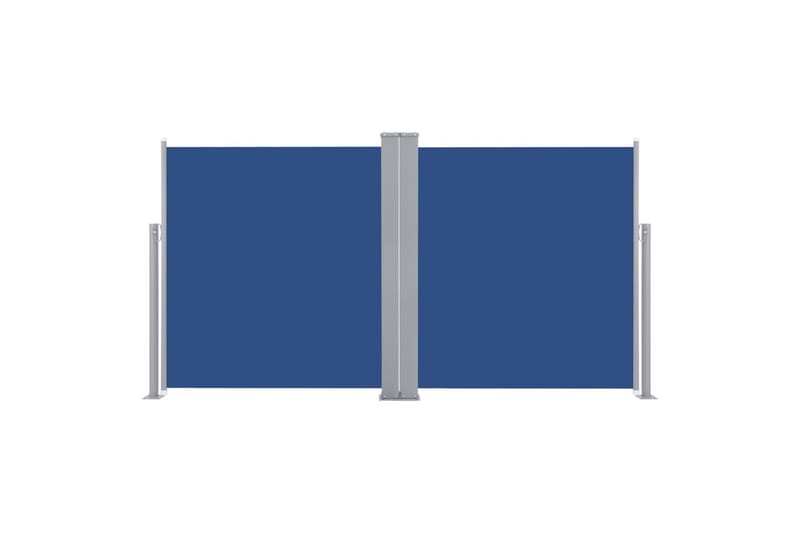 Sisäänvedettävä sivumarkiisi 120x600 cm sininen - Sininen - Puutarhakalusteet - Aurinkosuoja - Markiisi
 - Parvekemarkiisi