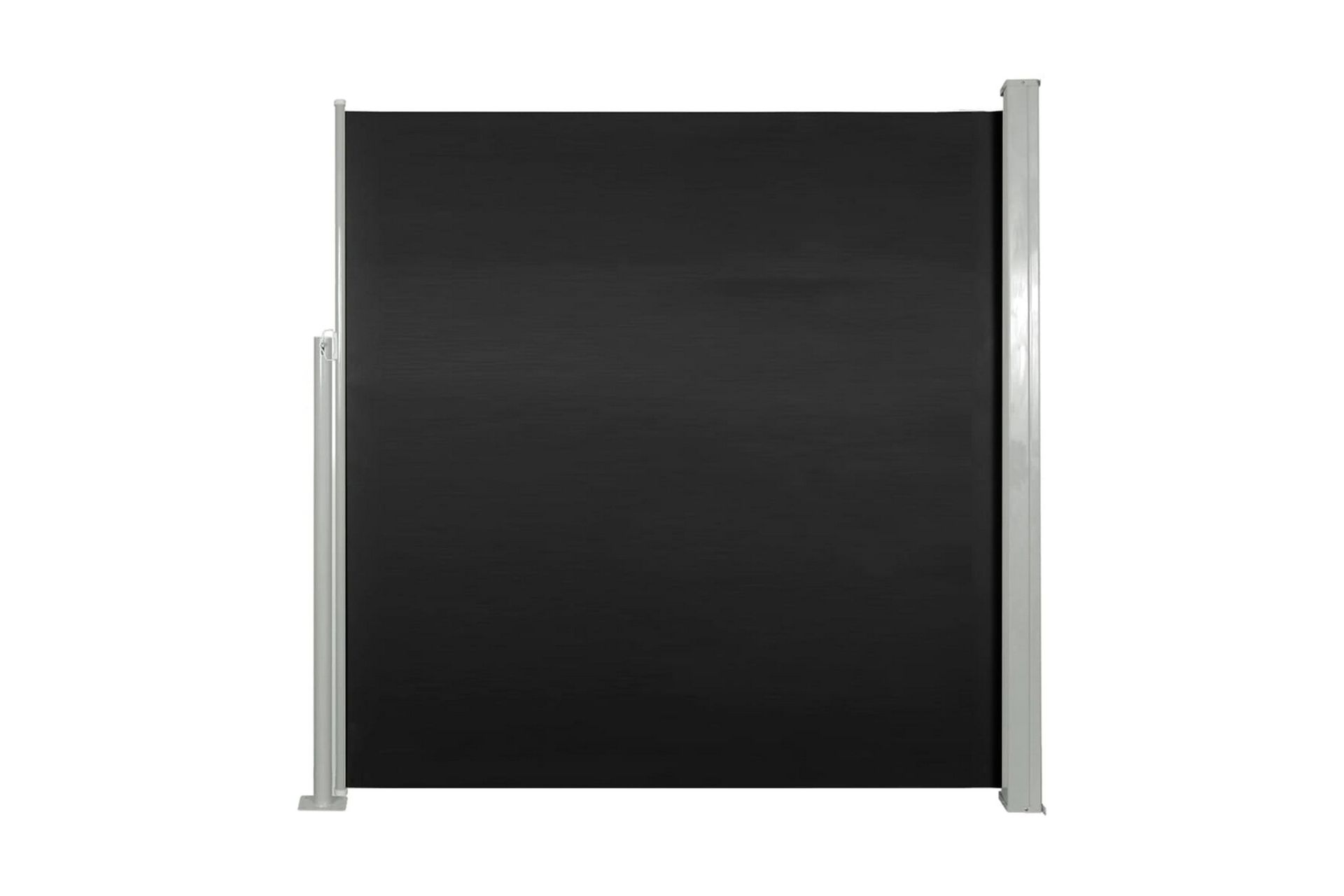 Sisäänvedettävä sivumarkiisi 140 x 300 cm musta - Musta - Puutarhakalusteet - Aurinkosuoja - Markiisi
 - Parvekemarkiisi