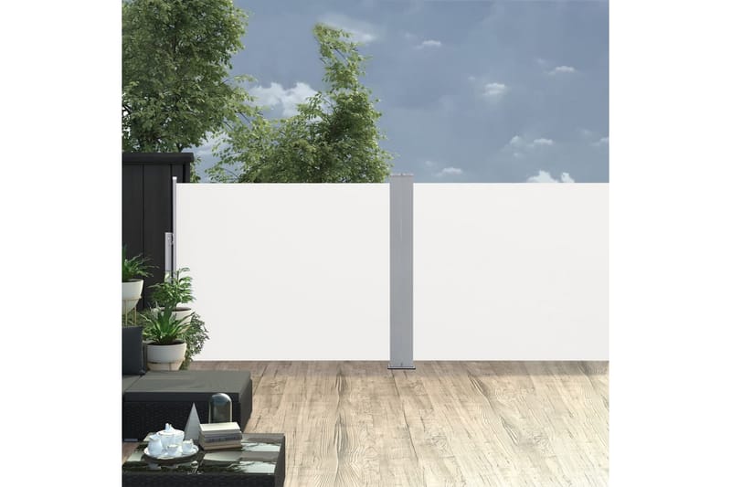 Sisäänvedettävä sivumarkiisi 140x1000 cm kerma - Kerma - Puutarhakalusteet - Aurinkosuoja - Markiisi
 - Parvekemarkiisi