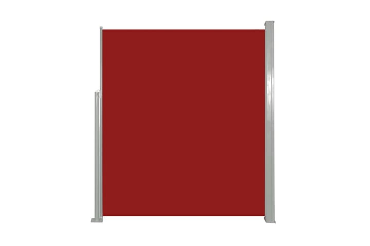 Sisäänvedettävä sivumarkiisi 160x500 cm punainen - Punainen - Parvekemarkiisi - Ikkunatarvikkeet - Sivumarkiisi - Markiisi