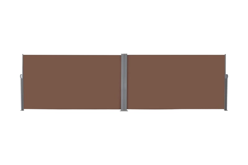 Sisäänvedettävä sivumarkiisi 160x600 cm ruskea - Ruskea - Puutarhakalusteet - Aurinkosuoja - Markiisi
 - Parvekemarkiisi