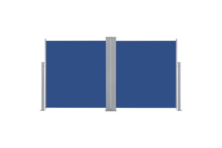 Sisäänvedettävä sivumarkiisi 160x600 cm sininen - Sininen - Parvekemarkiisi - Markiisi
 - Sivumarkiisi - Ikkunatarvikkeet