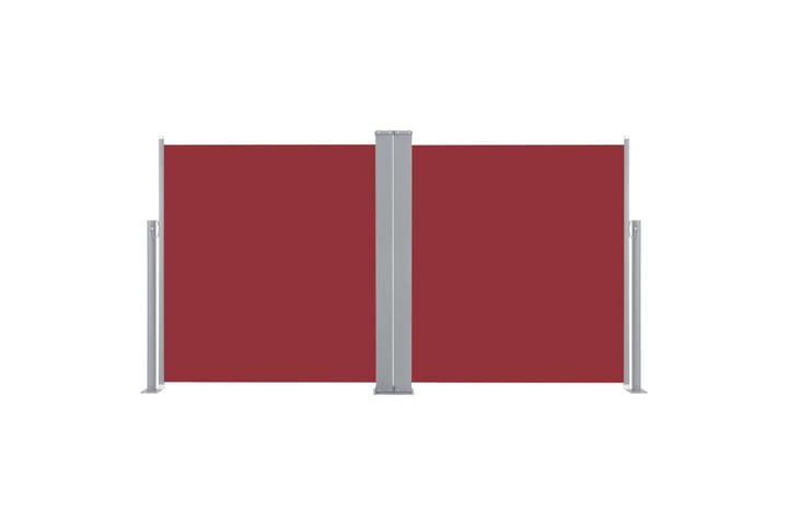 Sisäänvedettävä sivumarkiisi 170x600 cm punainen - Punainen - Parvekemarkiisi - Markiisi
 - Sivumarkiisi - Ikkunatarvikkeet