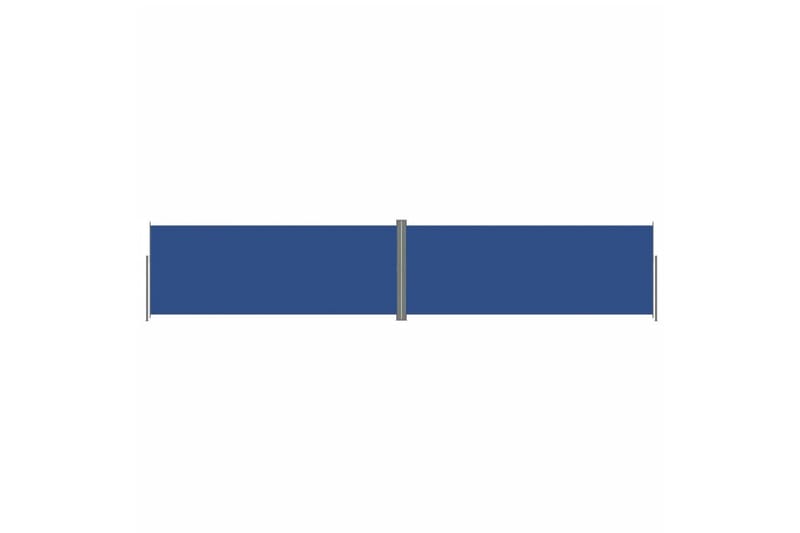 Sisäänvedettävä sivumarkiisi 200x1000 cm sininen - Sininen - Puutarhakalusteet - Aurinkosuoja - Markiisi
 - Parvekemarkiisi