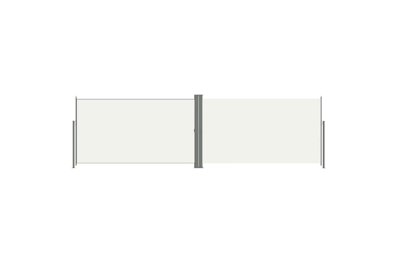 Sisäänvedettävä sivumarkiisi kerma 180x600 cm - Kerma - Puutarhakalusteet - Aurinkosuoja - Markiisi
 - Parvekemarkiisi