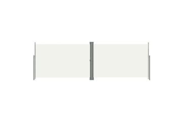 Sisäänvedettävä sivumarkiisi kerma 220x600 cm - Kerma - Puutarhakalusteet - Aurinkosuoja - Markiisi
 - Parvekemarkiisi