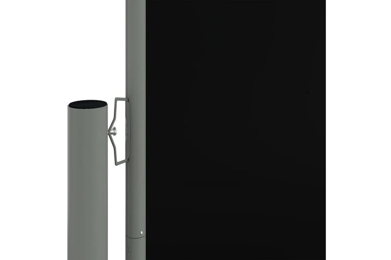 Sisäänvedettävä sivumarkiisi musta 180x1000 cm - Musta - Puutarhakalusteet - Aurinkosuoja - Markiisi
 - Parvekemarkiisi