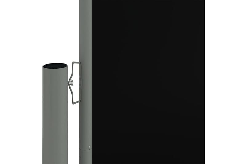 Sisäänvedettävä sivumarkiisi musta 220x1200 cm - Musta - Puutarhakalusteet - Aurinkosuoja - Markiisi
 - Parvekemarkiisi